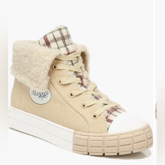 Circus by Sam Edelman Shoes - Circus NY by Sam Edelman “Sophi” Faux Fur High-Top Sneakers Perfect for Cold